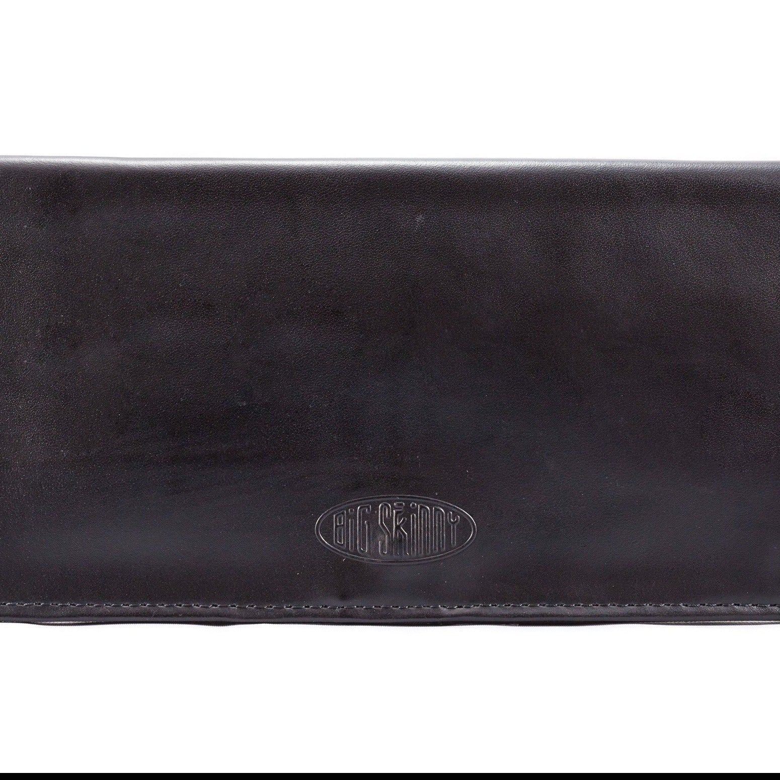 Leather Executive Black wallet, tightly cropped